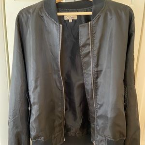 Black Bomber Jacket